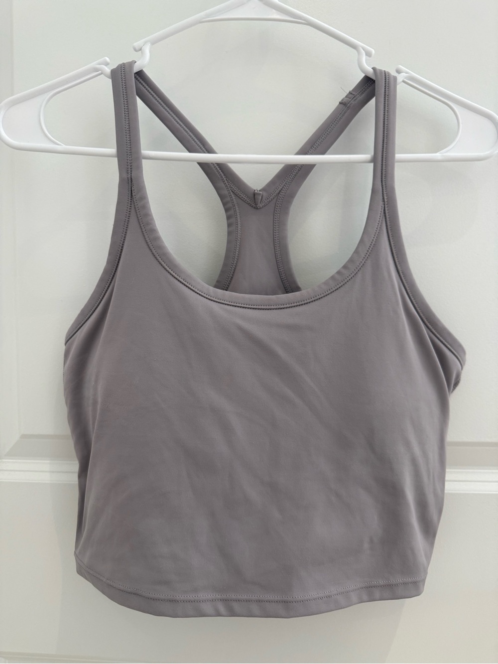 Padded Workout Racerback Tank Top - Picture 2 of 3